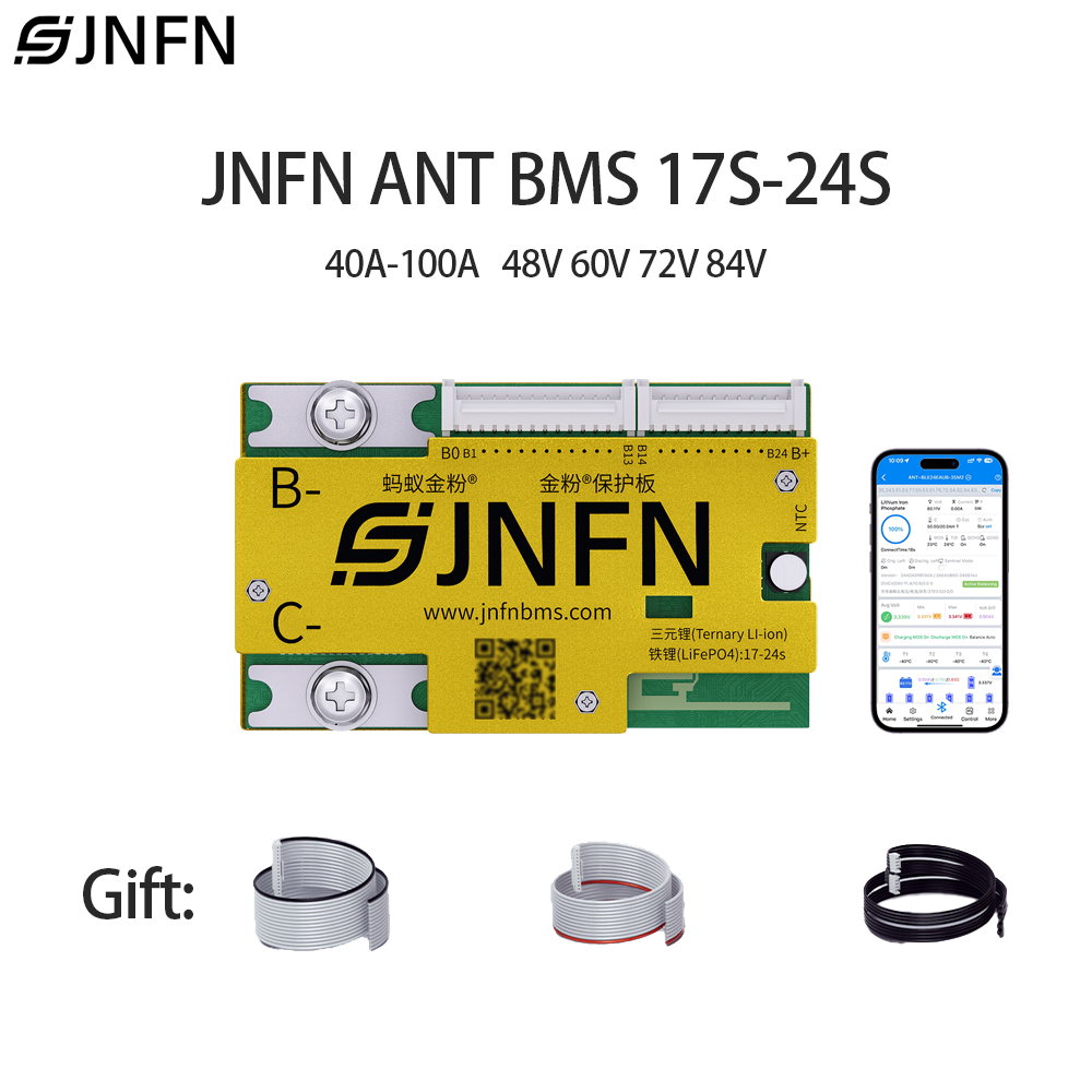JNFN ANT Smart BMS 17-24S 60V  - 84V 50A Smart Bms Bluetooth 评论和价格