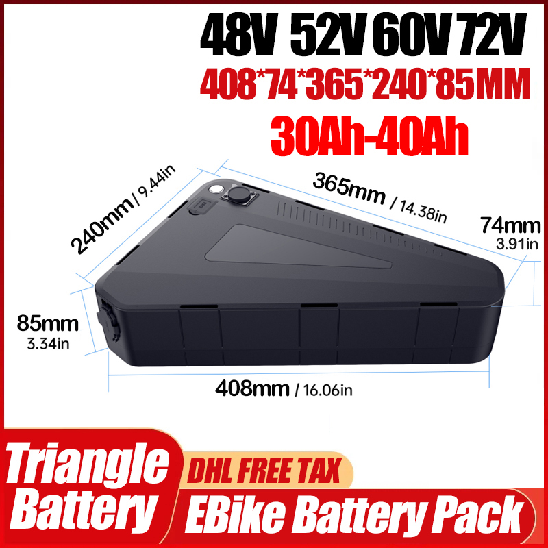 Electric Bicycle 36v 48v 52v c - 72V 50Ah 21700 Lithium Battery 评论和价格