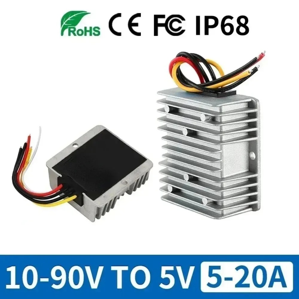 DC 10-90V to 5V Converter 5Vol - 72V 15A Fast Charger 评论和价格