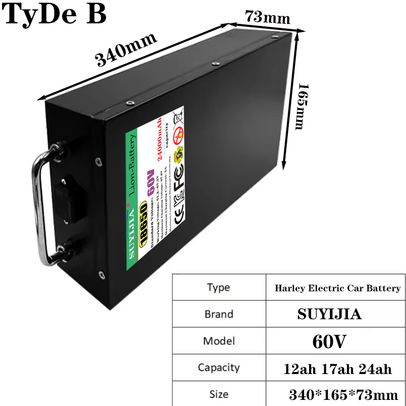 HarleyBatteryCitycocoElectricB - 60V 50Ah Electric Scooter Battery 评论和价格
